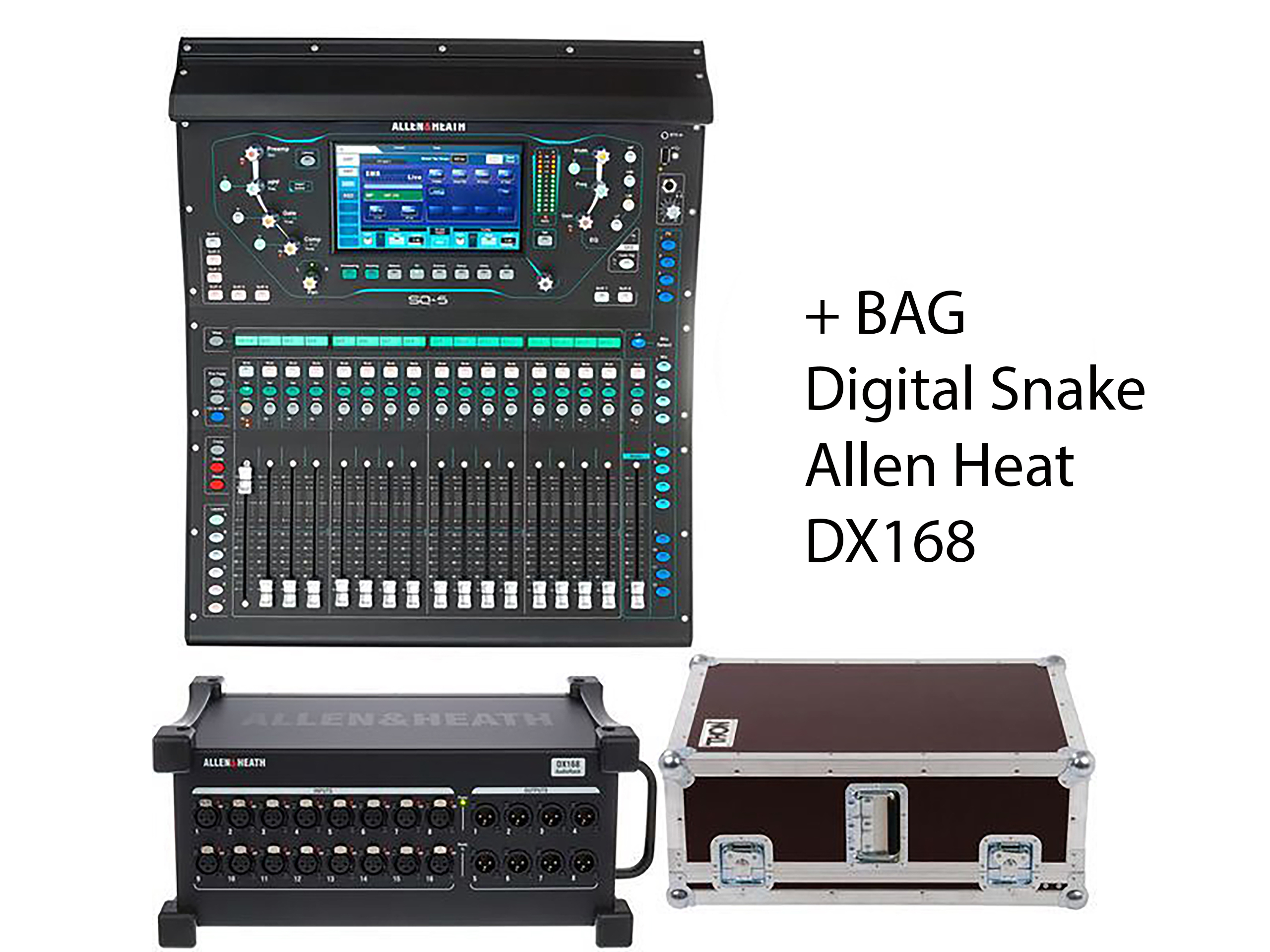 allen heat sq5 , case , dx168 con bag bundle
