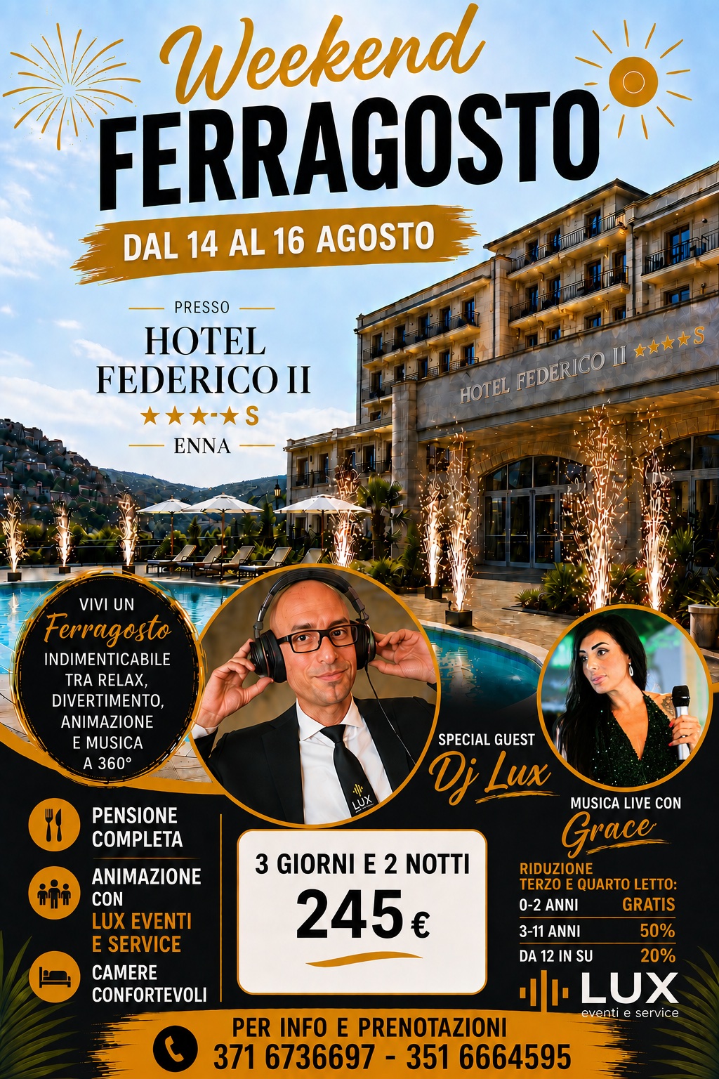Ferragosto 2026 con LUX