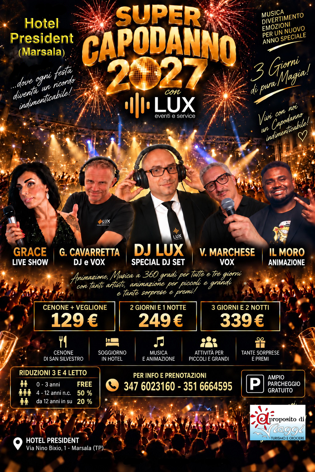 Capodanno 2027 con Lux